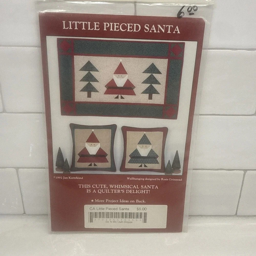 NEW! Lot Of 7 Winter/Christmas Quilting/ Sewing Project Patterns - Fast Shipping